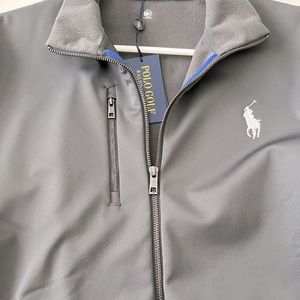 🤍NWT Polo Golf Ralph Lauren Charcoal grey long sleeved jacket. Gorgeous feel!